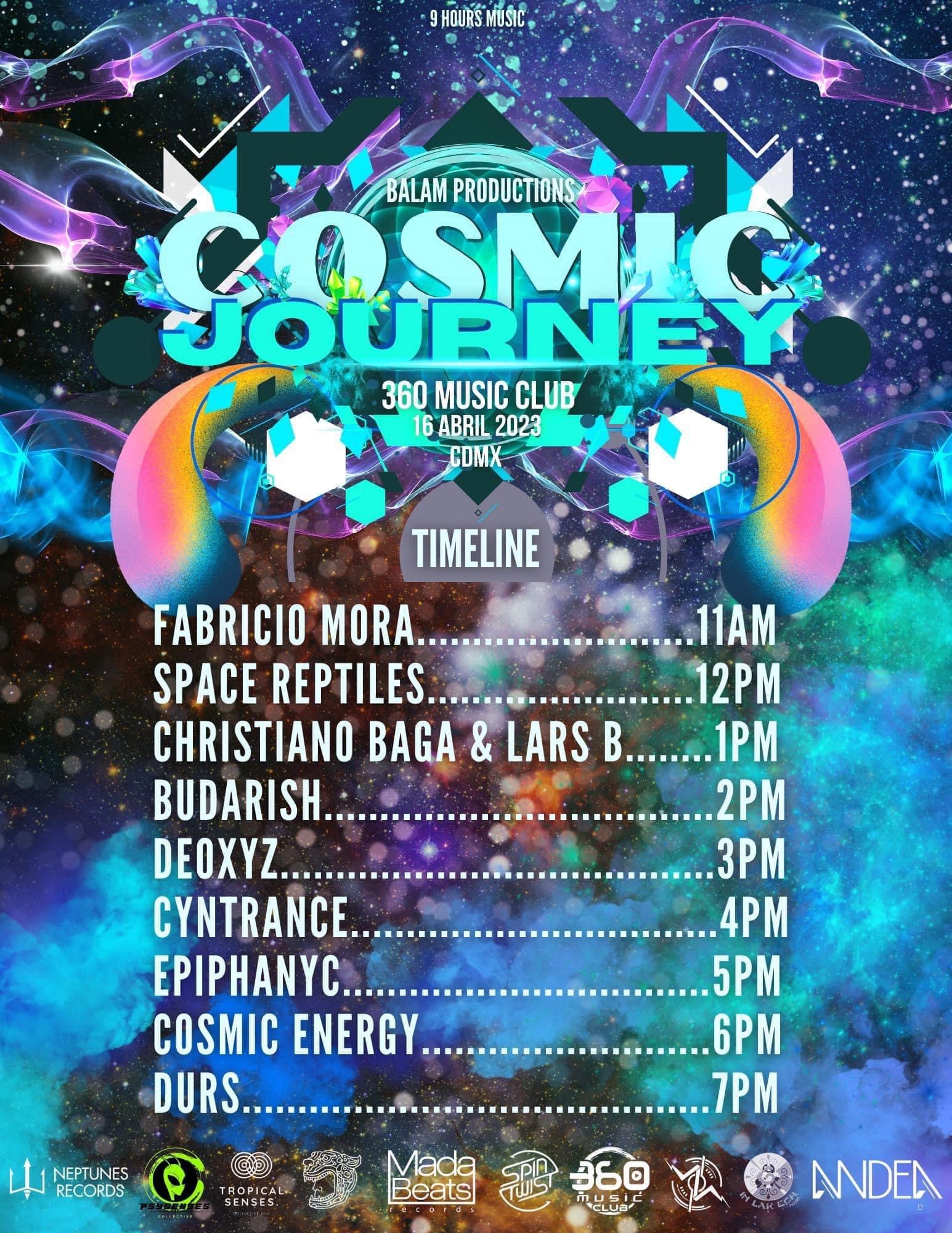 Cosmic Journey timeline/ LARBA